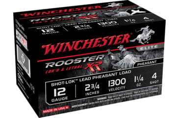 Image of Winchester ROOSTER XR 12 Gauge 1 1/4 oz 2.75in Centerfire Shotgun Ammo, 15 Rounds, SRXR124