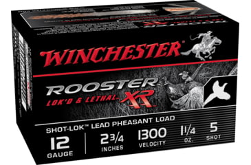 Image of Winchester ROOSTER XR 12 Gauge 1 1/4 oz 2.75in Centerfire Shotgun Ammo, 15 Rounds, SRXR125