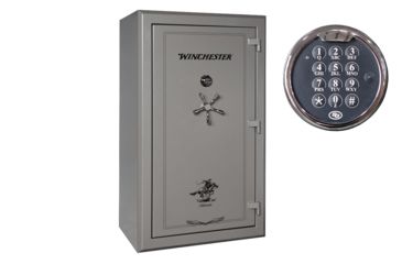 Image of Winchester Safes Silverado 51, 48 Gun Safe, 2 Hour Fire Rating, U.L. Listed Electronic Lock, Gunmetal Gray, 50.8 cu. Ft, S-7242-51-10-E