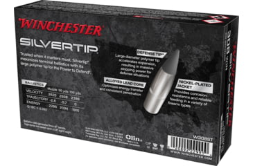 Image of Winchester Silvertip Centerfire .308 Win. 150 Grain Defense Tip NPJ Rifle Ammo, 20 Round, W308ST