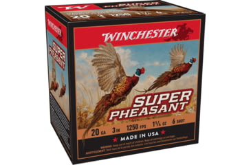 Image of Winchester Super Pheasant 20 Gauge 1 1/4 oz 3in Centerfire Shotgun Ammo, 25 Rounds, X203PH6
