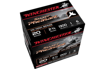 Image of Winchester Super Pheasant 20 Gauge 1 oz 2.75in Centerfire Shotgun Ammo, 25 Rounds, X20PH6