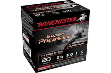 Image of Winchester Super Pheasant 20 Gauge 1 oz 2.75in Centerfire Shotgun Ammo, 25 Rounds, X20PH6