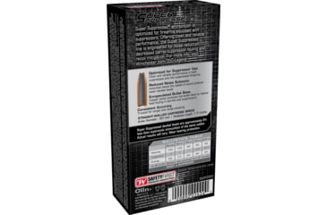 Image of Winchester Super Suppressed .350 Legend 255 grain Subsonic Open Tip Range Centerfire Rifle Ammo, 20 Rounds, SUP350