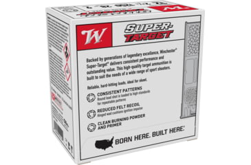 Image of Winchester SUPER-TARGET 12 Gauge 1oz, 2.75in, 9 Shot Size, Shotgun Ammo, 25 Rounds, TRGT12509