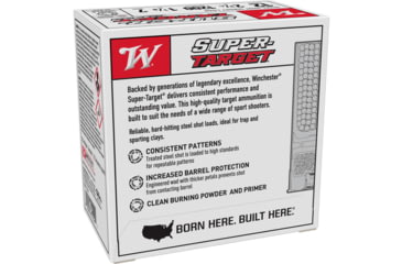 Image of Winchester Super-Target 12 Gauge1 1/4 oz 2-3/4 in Shotgun Ammo, 25 Round, TRGTL12S7