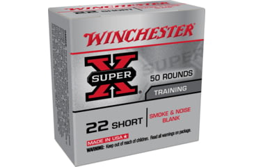 Image of Winchester Super-X Blank Ammo, .22 Short, 50 Rounds, X22SBW