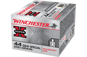 Image of Winchester Super-X HANDGUN .44 Special 200 grain Silvertip Jacketed Hollow Point Centerfire Pistol Ammo, 20 Rounds, X44STHPS2