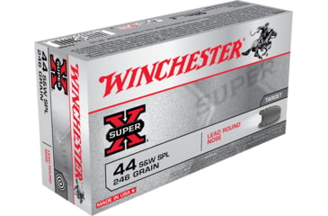 Image of Winchester Super-X HANDGUN .44 Special 246 grain Lead Round Nose Centerfire Pistol Ammo, 50 Rounds, X44SP