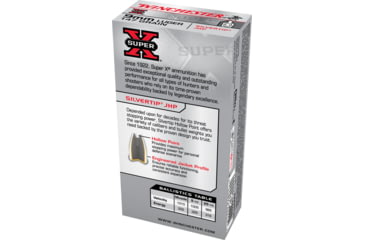 Image of Winchester Super-X HANDGUN 9 mm Luger 147 grain Silvertip Jacketed Hollow Point Brass Cased Centerfire Pistol Ammo, 50 Rounds, X9MMST147