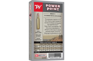 Image of Winchester Super-X RIFLE .223 Remington 64 grain Power-Point Brass Cased Centerfire Rifle Ammo, 20 Rounds, X223R2
