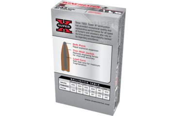 Image of Winchester Super-X RIFLE .243 Winchester 80 grain Jacketed Soft Point Brass Cased Centerfire Rifle Ammo, 20 Rounds, X2431