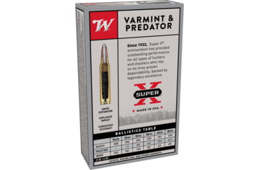 Image of Winchester Super-X RIFLE .243 Winchester 80 grain Jacketed Soft Point Brass Cased Centerfire Rifle Ammo, 200 Round