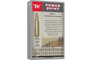 Image of Winchester Super-X RIFLE .30-06 Springfield 165 grain Power-Point Brass Cased Centerfire Rifle Ammo, 20 Rounds, X30065
