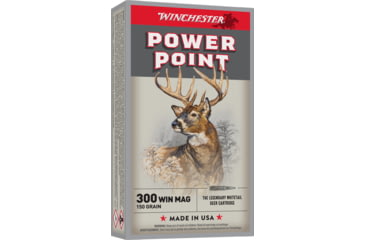 Image of Winchester Super-X RIFLE .300 Winchester Magnum 150 grain Power-Point Brass Cased Centerfire Rifle Ammo, 20 Rounds, X30WM1