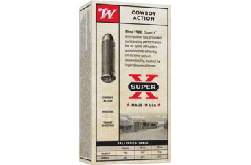 Image of Winchester Super-X RIFLE .44-40 Winchester 225 grain Cowboy Action Lead Flat Nose Centerfire Rifle Ammo, 50 Rounds, USA4440CB