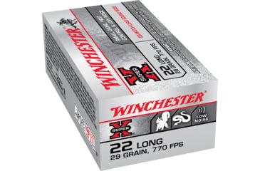 Image of Winchester Super-X RIMFIRE .22 Long Rifle 29 grain CB Match Lead Round Nose Rimfire Ammo, 50 Rounds, X22LRCBMA