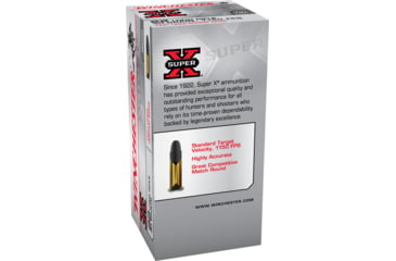 Image of Winchester Super-X RIMFIRE .22 Long Rifle 40 grain T22 Lead Round Nose Rimfire Ammo, 50 Rounds, XT22LR