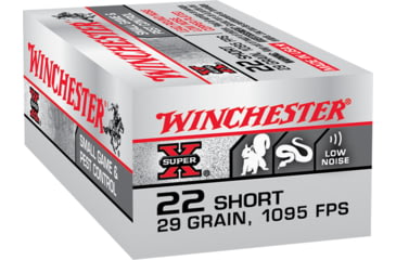 Image of Winchester Super-X RIMFIRE .22 Short 29 grain Copper Plated Lead Round Nose Rimfire Ammo, 50 Rounds, X22S