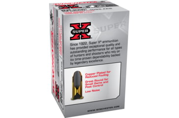 Image of Winchester Super-X RIMFIRE .22 Winchester Magnum Rimfire 40 grain Jacketed Hollow Point Rimfire Ammo, 150 Rounds, X22MH150