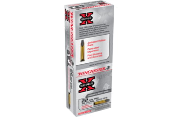 Image of Winchester Super-X RIMFIRE .22 Winchester Magnum Rimfire 40 grain Jacketed Hollow Point Rimfire Ammo, 50 Rounds, X22MH