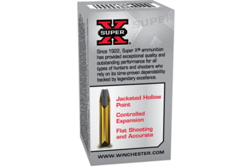 Image of Winchester Super-X RIMFIRE .22 Winchester Magnum Rimfire 40 grain Jacketed Hollow Point Rimfire Ammo, 50 Rounds, X22MH
