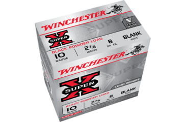 Image of Winchester Super-X Shotshell 10 Gauge 0 oz 2.875in Blanks Ammo, 25 Rounds, XBP10