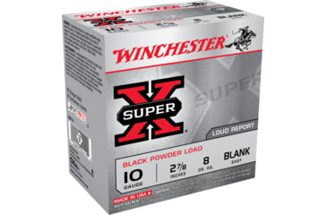 Image of Winchester Super-X Shotshell 10 Gauge 0 oz 2.875in Blanks Ammunition, XBP10W