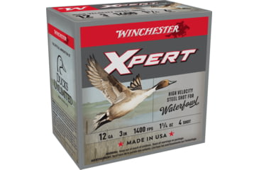 Image of Winchester Super-X Shotshell 12 Gauge 1 1/4 oz 3in Centerfire Shotgun Ammo, 25 Rounds, WEX123H4