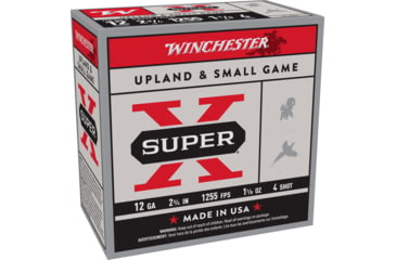 Image of Winchester Super-X Shotshell 12 Gauge 1 1/8 oz 2.75in Centerfire Shotgun Ammo, 25 Rounds, XU12H4