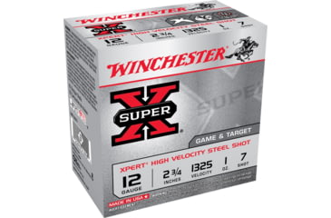 Image of Winchester Super-X Shotshell 12 Gauge 1 oz 2.75in Centerfire Shotgun Ammo, 100 Rounds, WE12GTVP7