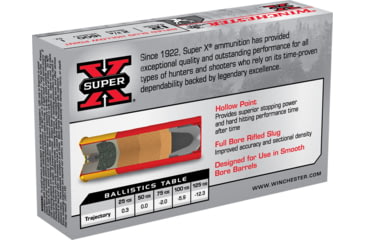 Image of Winchester Super-X Shotshell 12 Gauge 1 oz 2.75in Centerfire Shotgun Slug Ammo, 15 Rounds, X12RS15VP