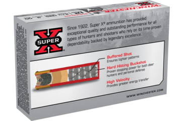 Image of Winchester Super-X 12 Gauge 2.75in, 00 Buck, Centerfire Shotgun Ammo, 15 Rounds, XB1200VP