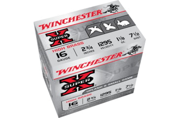 Image of Winchester Super-X Shotshell 16 Gauge 1 1/8 oz 2.75in Centerfire Shotgun Ammo, 25 Rounds, X16H7