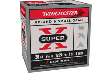 Image of Winchester Super-X Shotshell 28 Gauge 1 oz 2.75in Centerfire Shotgun Ammo, 25 Rounds, X28H6