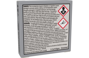 Image of Winchester Super-X Shotshell 410 Bore 3 Pellets 2.5in Centerfire Shotgun Buckshot Ammo, 5 Rounds, XB41000