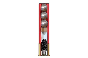 Image of Winchester Super-X Shotshell 410 Bore 3 Pellets 2.5in Centerfire Shotgun Buckshot Ammo, 5 Rounds, XB41000