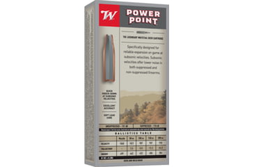 Image of Winchester SUPER X SUBSONIC EXPANDING .300 AAC Blackout 200 grain Copper Plated Hollow Point Centerfire Rifle Ammo, 20 Rounds, X300BLKX