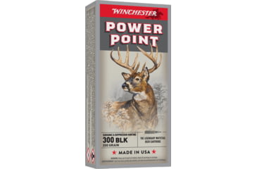 Image of Winchester SUPER X SUBSONIC EXPANDING .300 AAC Blackout 200 grain Copper Plated Hollow Point Centerfire Rifle Ammo, 20 Rounds, X300BLKX