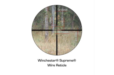 Image of Winchester Supreme Optics 2-7x32mm 1 inch Tube Rifle Scope, Second Focal Plane, Plex Wire Reticle, Black, 2-7x32