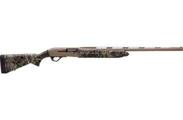 Image of Winchester SX4 Hybrid 3.5in Field Semi-Auto Shotgun, 12 Gauge, 26in BBL, Synthetic FDE/Real Tree Max-7 Stock, Truglow Front Sight, 4RD Capacity, FDE, 511304291