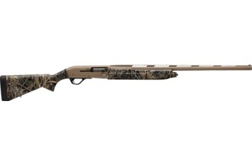 Image of Winchester SX4 Hybrid 3in Field Semi-Auto Shotgun, 12 Gauge, 26in BBL, Synthetic FDE/Real Tree Max-7 Stock, Truglow Front Sight, 4RD Capacity, FDE, 511304391