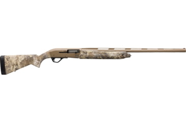 Image of Winchester SX4 Hybrid 3in Field Semi-Auto Shotgun, 20 Gauge, 28in BBL, Synthetic FDE/True Timber Prairie Stock, Truglow Front Sight, 4RD Capacity, FDE, 511263692