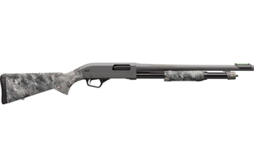 Image of Winchester SXP Defender 3in Field Pump Shotgun, 12 Gauge, 18in BBL, Synthetic True Timber Midnight Gray Stock, Midnight Gray, 512450395