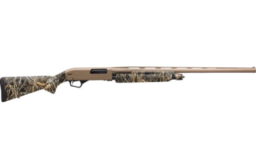 Image of Winchester SXP Hybrid 3in Field Pump Shotgun, 20 Gauge, 28in BBL, Synthetic FDE/Real Tree Max-7 Stock, Brass Bead Front Sight, FDE, 512432692