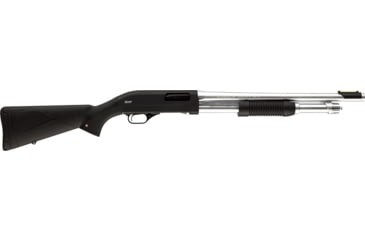 Image of Winchester SXP Marine Defender Chrome 3in Monte Carlo Pump Shotgun, 20 Gauge, 18in BBL, Synthetic Black Stock, Chrome Bi-Tone, 512268695