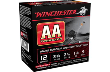 Image of Winchester TrAAcker 12 Gauge 1 1/8 oz 2.75in Centerfire Shotgun Ammo, 25 Rounds, AA129TO