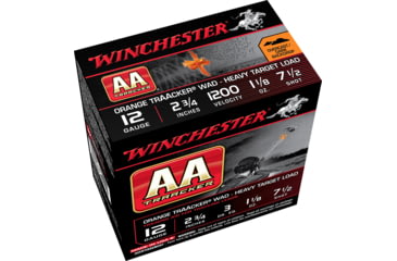 Image of Winchester TrAAcker 12 Gauge 1 1/8 oz 2.75in Centerfire Shotgun Ammo, 25 Rounds, AAM127TO