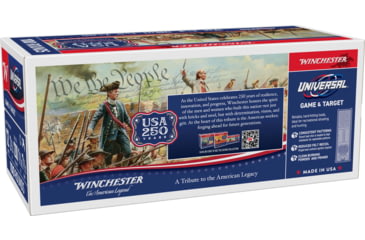 Image of Winchester Universal Light Target 12 Gauge 1 1/8 oz 2 3/4 in Shotgun Ammo, #7.5, 100 Rounds, 1103459