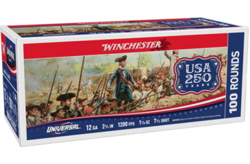 Image of Winchester Universal Light Target 12 Gauge 1 1/8 oz 2 3/4 in Shotgun Ammo, #7.5, 100 Rounds, 1103459